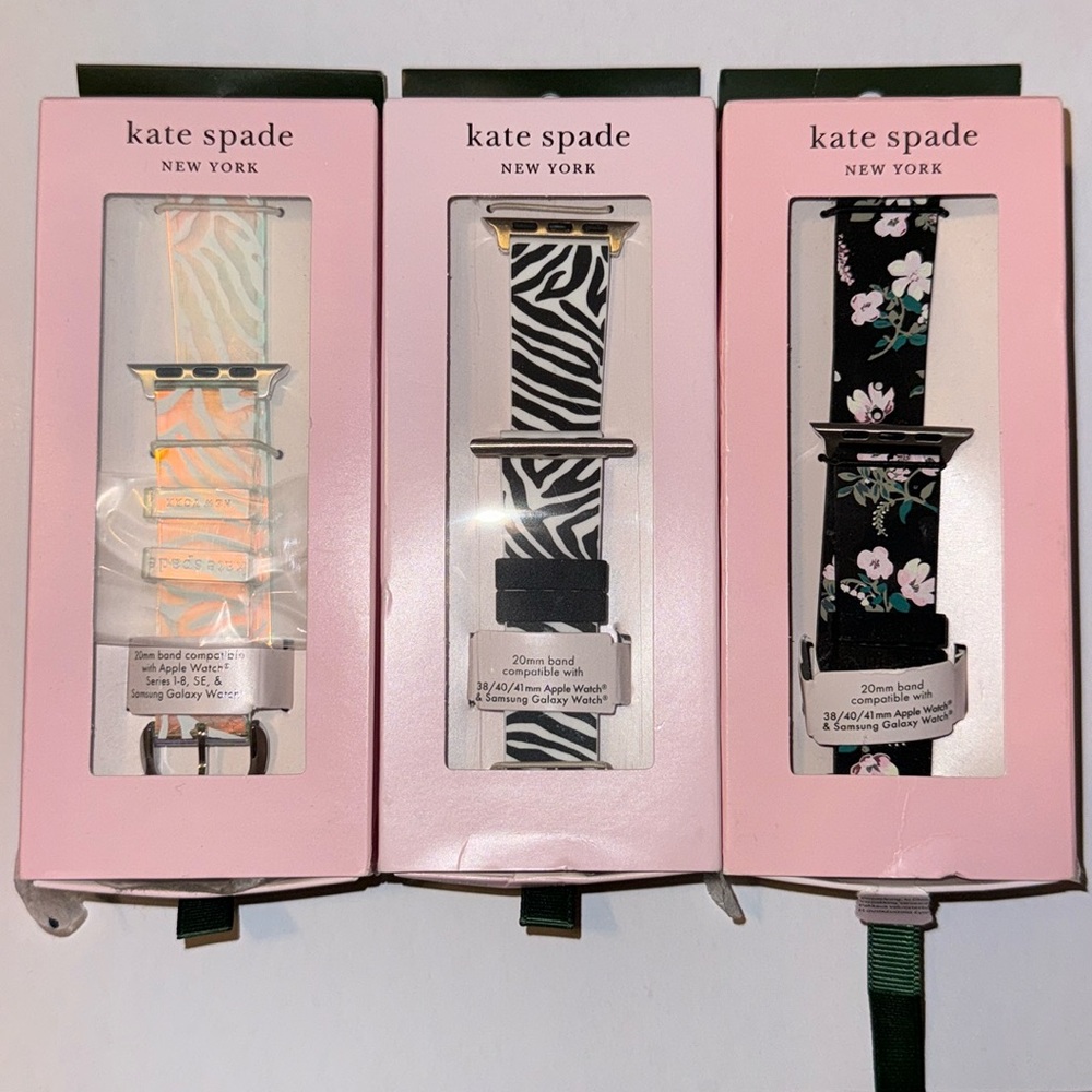 Kate Spade Apple Watch 20mm Band Bundle